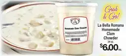 Angelo Caputo's Fresh Market La Bella Romana Homemade Clam Chowder offer
