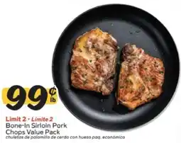 Winn Dixie Bone-In Sirloin Pork Chops Value Pack offer