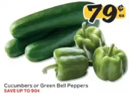 Winn Dixie Cucumbers or Green Bell Peppers offer