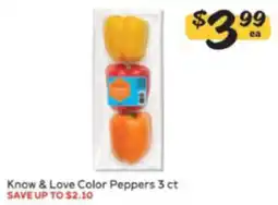 Winn Dixie Know & Love Color Peppers offer
