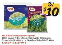 Winn Dixie Dole salad kits offer