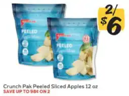 Winn Dixie Crunch Pak Peeled Sliced Apples offer