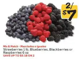 Winn Dixie Mix & Match Strawberries, Blueberries, Blackberries or Raspberries offer