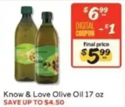 Winn Dixie Know & Love Olive Oil offer