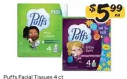 Winn Dixie Puffs Facial Tissues offer
