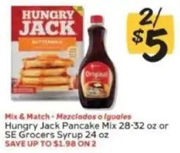 Winn Dixie Hungry Jack Pancake Mix offer