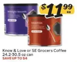 Winn Dixie Know & Love or SE Grocers Coffee offer