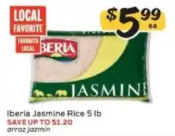 Winn Dixie Iberia jasmine rice offer