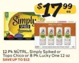 Winn Dixie Nütrl Simply Spiked or Topo Chico or Lucky One offer
