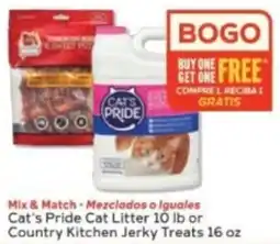 Winn Dixie Cat's Pride Cat Litter or Country Kitchen Jerky Treats offer