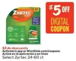Winn Dixie Zyrtec offer
