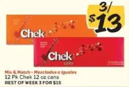 Winn Dixie Chek cola offer