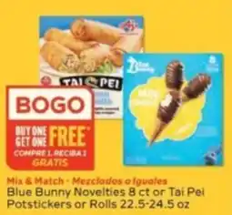 Winn Dixie Blue Bunny Novelties or Tai Pei Potstickers offer