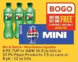 Winn Dixie 7up or A&W Pepsi Products offer
