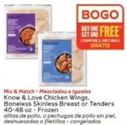 Winn Dixie Know & Love Chicken Wings, Boneless Skinless Breast or Tenders offer
