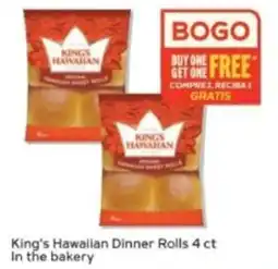Winn Dixie King's Hawaiian Dinner Rolls offer