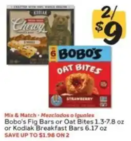 Winn Dixie Bobo's Fig Bars or Oat Bites offer