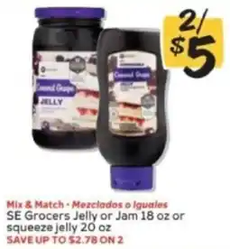 Winn Dixie SE Grocers Jelly or Jam offer