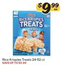 Winn Dixie Kellogg's rice krispies treats offer