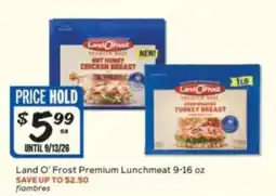Winn Dixie Land O' Frost Premium Lunchmeat offer