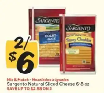 Winn Dixie Sargento natural sliced cheese offer