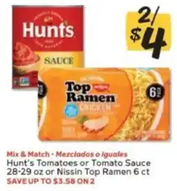 Winn Dixie Hunt's Tomatoes or Tomato Sauce offer