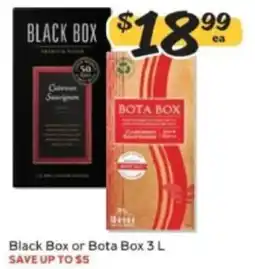 Winn Dixie Black Box or Bota Box offer