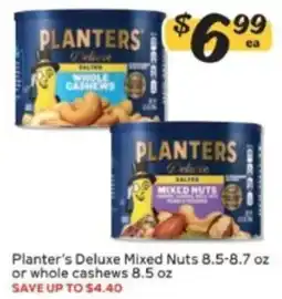 Winn Dixie Planter's Deluxe Mixed Nuts or whole cashews offer