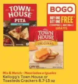 Winn Dixie Kellogg's Town House or Toastededs Crackers offer