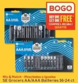 Winn Dixie Se Grocers Aa/Aaa Batteries offer
