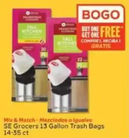 Winn Dixie Se Grocers 13 Gallon Trash Bags offer