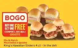 Winn Dixie King's Hawaiian Sliders offer