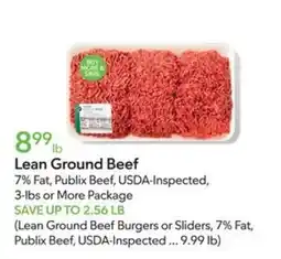 Publix Publix Lean Ground Beef offer