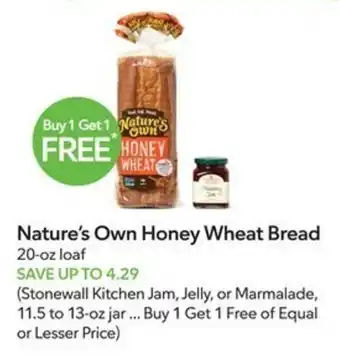 Nature's Own Honey Wheat Bread