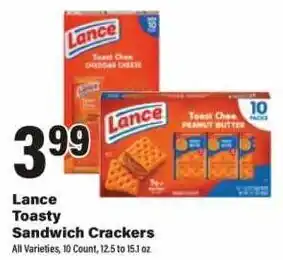 Lance Toasty Sandwich Crackers
