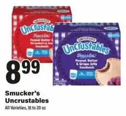 Big Y Smucker's Uncrustables offer