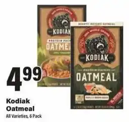 Big Y Kodiak Oatmeal offer