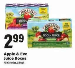 Big Y Apple & Eve Juice Boxes offer