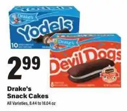 Big Y Drake's Snack Cakes offer