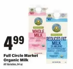 Big Y Full Circle Market Organic Milk offer