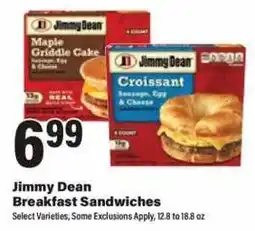 Big Y Jimmy Dean Breakfast Sandwiches offer