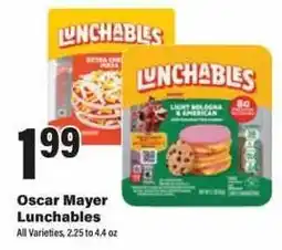 Big Y Oscar Mayer Lunchables offer