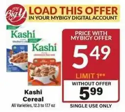 Big Y Kashi Cereal offer
