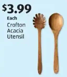 Aldi Crofton Acacia Utensil offer