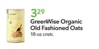 GreenWise Organic Old Fashioned Oats
