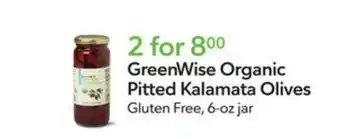 GreenWise Organic Pitted Kalamata Olives