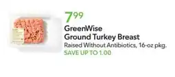 Publix GreenWise Ground Turkey Breast offer