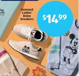 Aldi Licensed Ladies' Retro Sneakers offer