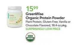 Publix GreenWise Organic Protein Powder offer