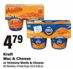 Big Y Kraft Mac & Cheese or Velveeta Shells & Cheese offer